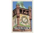 Vianmo Insegna In Legno 30X20 Cm Pforzheim Bezirksamtsturm Glocke