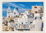 Vianmo Insegna In Legno 30X40 Cm Santorin Griechenland Pyrgos Dorf