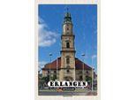 Vianmo Insegna In Legno 30X20 Cm Erlangen Hugenotten Kirche