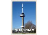 Vianmo Insegna In Legno 40X30 Cm Rotterdam Niederlande Euromast Tower