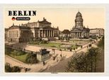 Vianmo Insegna In Legno 20X30 Cm Berlin Schillerplatz Architektur