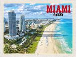 Vianmo Insegna In Legno 30X40 Cm Miami Usa Strand HochhäUser Meer Urlaub