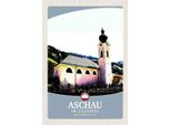 Vianmo Insegna In Legno 30X20 Cm Aschau Im Zillertal ÖSterreich Kirche