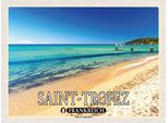 Vianmo Insegna In Legno 30X40 Cm Saint-Tropez Plage De Pampelonne