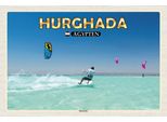 Vianmo Insegna In Legno 12X18 Cm Hurghada ÄGypten Kitesurfer