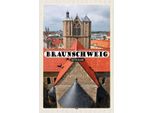 Vianmo Insegna In Legno 30X20 Cm Braunschweig Dom Kirche