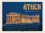 Vianmo Insegna In Legno 30X40 Cm Athen Griechenland Akropolis Stadtfestung
