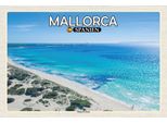Vianmo Insegna In Legno 12X18 Cm Mallorca Spanien Platja Es Trenc Meer