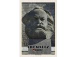 Vianmo Insegna In Legno 30X20 Cm Chemnitz Karl-Marx-Monument