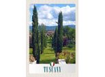 Vianmo Insegna In Legno 30X20 Cm Toskana Italien Natur Wiese