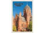 Vianmo Insegna In Legno 30X20 Cm Berlin Heilig-Kreuz-Kirche