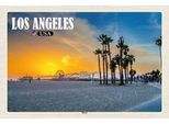 Vianmo Insegna In Legno 12X18 Cm Los Angeles Usa Beach Strand Venice Beach