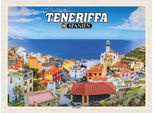Vianmo Insegna In Legno 30X40 Cm Teneriffa Spanien La Laguna Meer Stadt