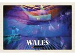 Vianmo Insegna In Legno 12X18 Cm Wales United Kingdom Bounce Below