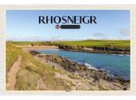 Vianmo Insegna In Legno 20X30 Cm Rhosneiger Beach England Uk