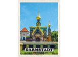Vianmo Insegna In Legno 40X30 Cm Darmstadt Russische Kapelle