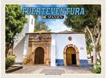 Vianmo Insegna In Legno 30X40 Cm Fuerteventura Spanien Iglesia Nuestra