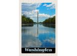 Vianmo Insegna In Legno 30X20 Cm Washington Usa Amerika Poromac