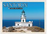 Vianmo Insegna In Legno 30X40 Cm Santorin Griechenland Leuchtturm Akrotiri