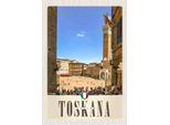 Vianmo Insegna In Legno 30X20 Cm Toskana Italien Platz Natur Kirche