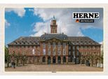 Vianmo Insegna In Legno 20X30 Cm Herne Rathaus Architektur