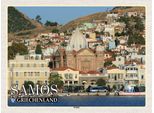 Vianmo Insegna In Legno 30X40 Cm Samos Griechenland Mytilini Stadt Meer