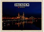 Vianmo Insegna In Legno 30X40 Cm Dresden Deutschland Elbufer