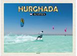 Vianmo Insegna In Legno 30X40 Cm Hurghada ÄGypten Kitesurfer Urlaub