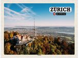 Vianmo Insegna In Legno 30X40 Cm ZüRich Schweiz Uetliberg Stadt