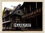 Vianmo Insegna In Legno 30X40 Cm Frankfurt Bornheim Altstadt