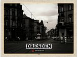 Vianmo Insegna In Legno 30X40 Cm Dresden Deutschland Cotta