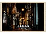 Vianmo Insegna In Legno 20X30 Cm Bremen Deutschland Schnoorviertel