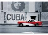Vianmo Insegna In Legno 12X18 Cm Cuba Guevara Auto Rot Oldtimer
