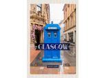 Vianmo Insegna In Legno 18X12 Cm Glasgow Scotland Hafenstadt Police