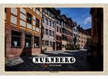 Vianmo Insegna In Legno 20X30 Cm NüRnberg WeißGerbergasse