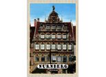 Vianmo Insegna In Legno 30X20 Cm NüRnberg Pellerhaus Architektur