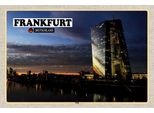 Vianmo Insegna In Legno 20X30 Cm Frankfurt Deutschland Ezb Neubau