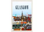 Vianmo Insegna In Legno 18X12 Cm Glasgow Scotland Altstadt