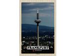 Vianmo Insegna In Legno 30X20 Cm Frankfurt Europaturm Ausblick