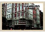 Vianmo Insegna In Legno 20X30 Cm Hamburg St. Georg Altstadt