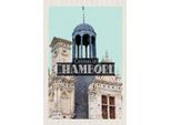 Vianmo Insegna In Legno 18X12 Cm Retro ChâTeau De Chambord Schloss