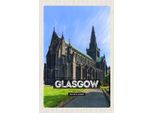 Vianmo Insegna In Legno 18X12 Cm Glasgow Scotland Schloss