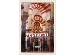 Vianmo Insegna In Legno 18X12 Cm Retro Andalusia Spain Spanien Geschenk
