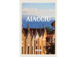Vianmo Insegna In Legno 18X12 Cm Ajaccio France Aussicht Meer Geschenk