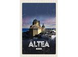 Vianmo Insegna In Legno 18X12 Cm Retro Altea Spain Spanien
