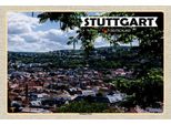 Vianmo Insegna In Legno 20X30 Cm Blick Auf Stadt Stuttgart West