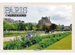 Vianmo Insegna In Legno 20X30 Cm Paris Frankreich Jardin Des Tuileries Park