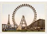 Vianmo Insegna In Legno 20X30 Cm Paris Frankreich Grande Roue Riesenrad