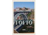 Vianmo Insegna In Legno 18X12 Cm Porto Portugal BrüCke Ponte Dom LuíS I