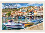 Vianmo Insegna In Legno 20X30 Cm Samos Griechenland PythagóRio Kleinstadt